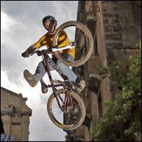 Paul Basagoitia wins first Red Bull District Ride 2006 in Catania, Italy - Second Image